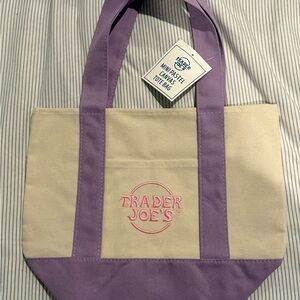 Trader Joe’s mini Tote Bag- Lavender